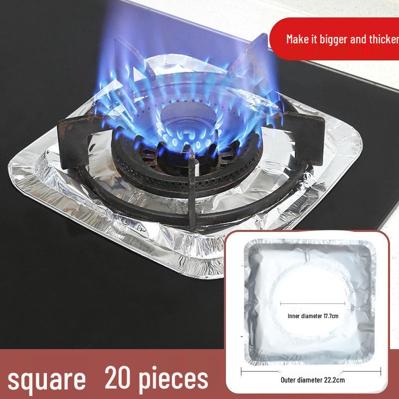 

Газова плита Маслостійка підкладка з алюмінієвої фольги - Набір 20 штук