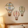3PCS 3D Hot Air Balloon Decorative Panels Wooden Hot Air Balloons Decoration  Restaurant