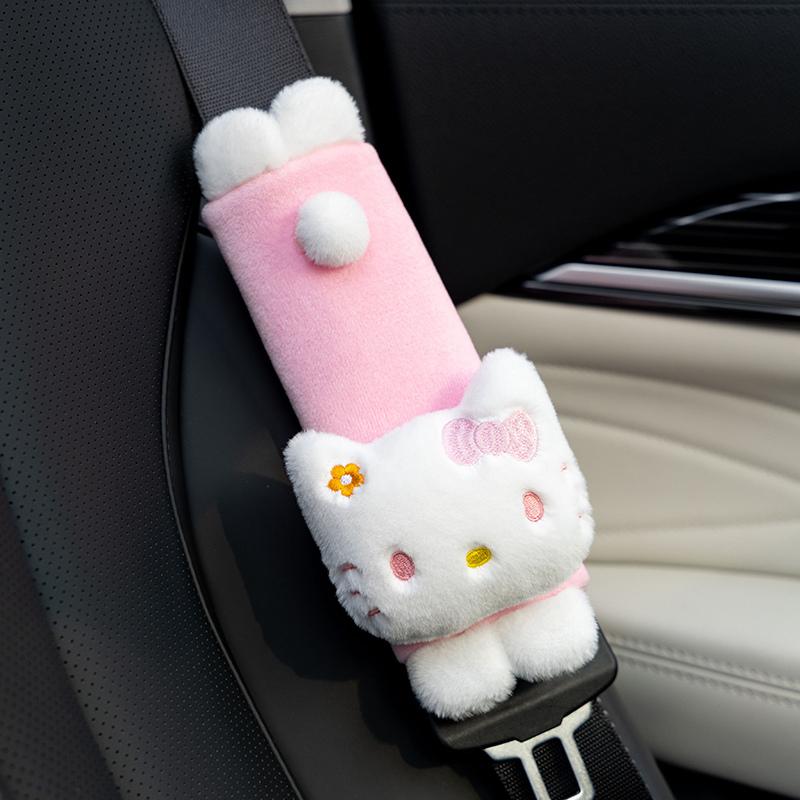 Hello Kitty Car Neck Headrest Pillow Accessories Automobiles Seat Neck Rest Auto Seat Head Support Neck Protector Gifts