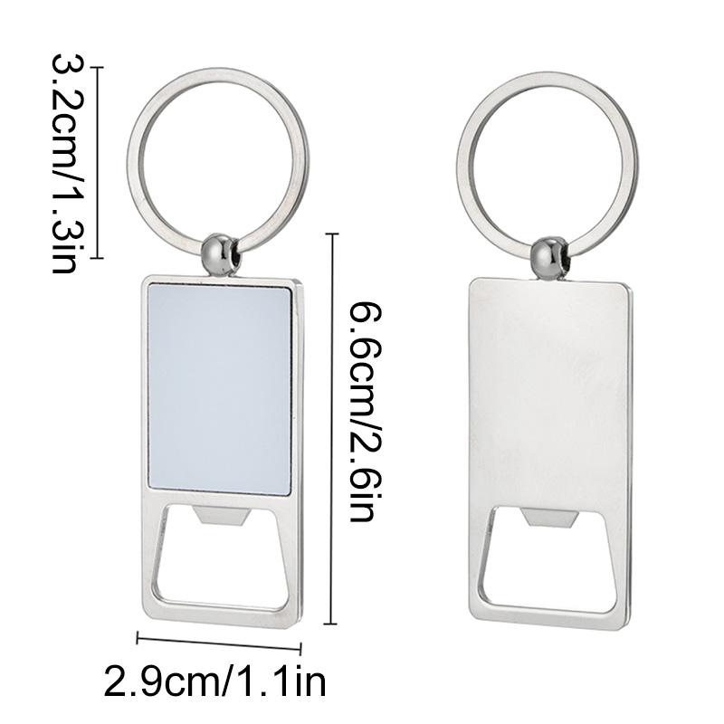 

1 шт. Брелки с посеребрением для сублимации Сердце/Круг/Квадрат Заготовки Фоторамка Брелки Металлическая открывалка для бутылок