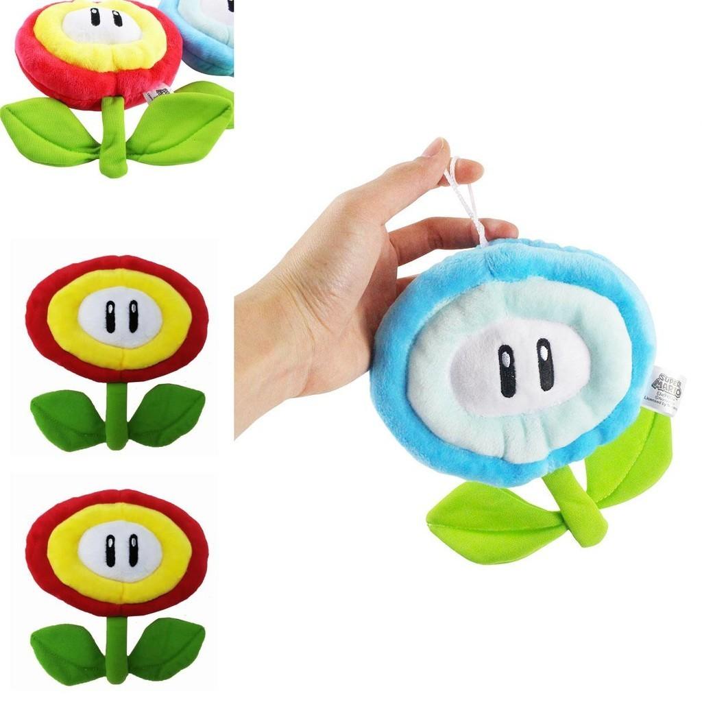 Super Mario Brothers Fire Flower Plush Toy Adorned With Soft Sunflower Design For Comfort