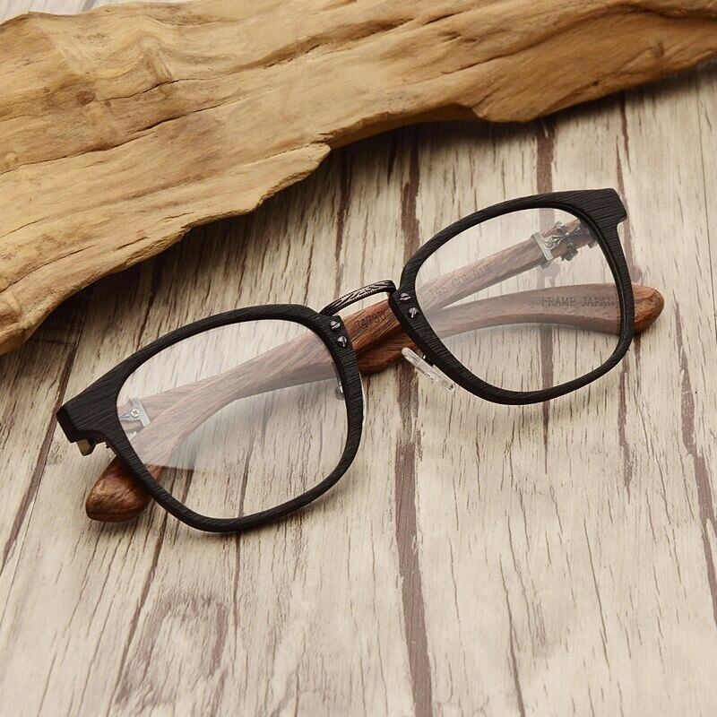 Wooden Handmade Square Glasses