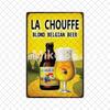 [ Mike86 ] Belgian Beer La Mc Cherry Chouffe Bok Soleil Metal Tin Sign Wall  Poster Iron Painting Pub Decoration S-02 20*30 CM