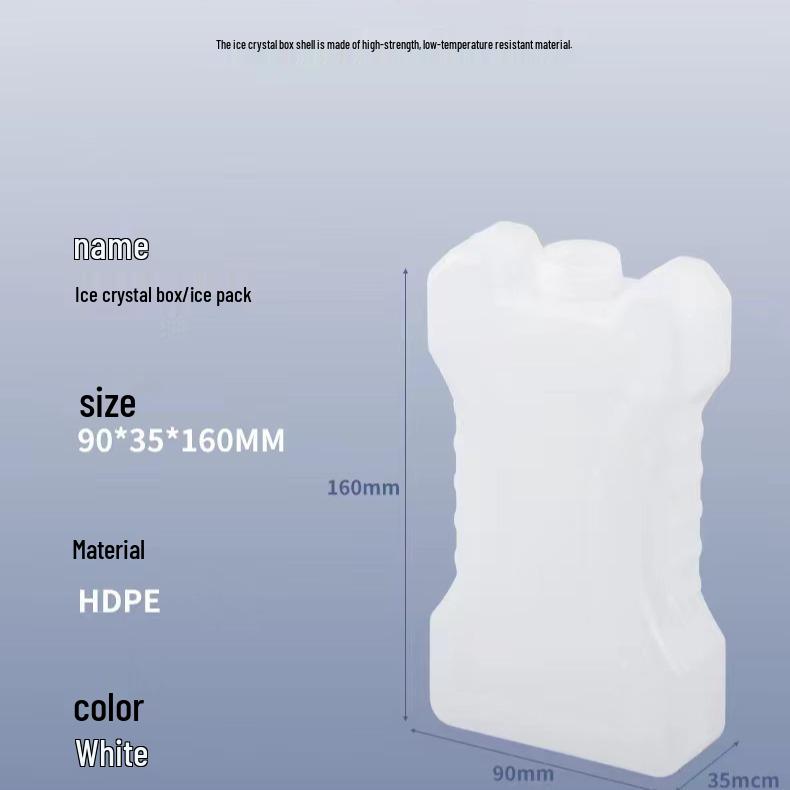 Enfriador de Aire Ice Box: Placa de Enfriamiento de Cristal de Hielo para Refrigeración y Transporte en Cadena de Frío