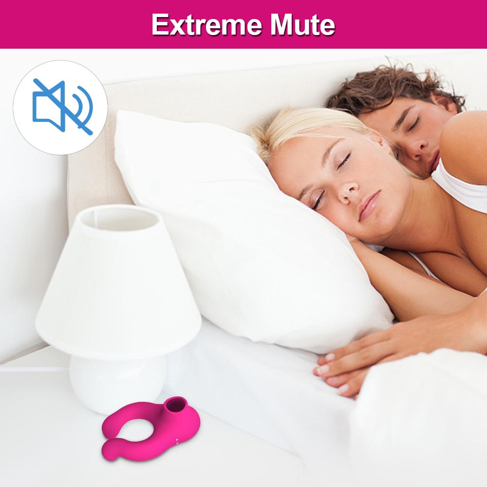 10 Frekvens sugende Vibrator Sex Shop Penisring Clit Suger Cock Ring Voksenprodukter Pungmassasjeapparat Sexleketøy for par