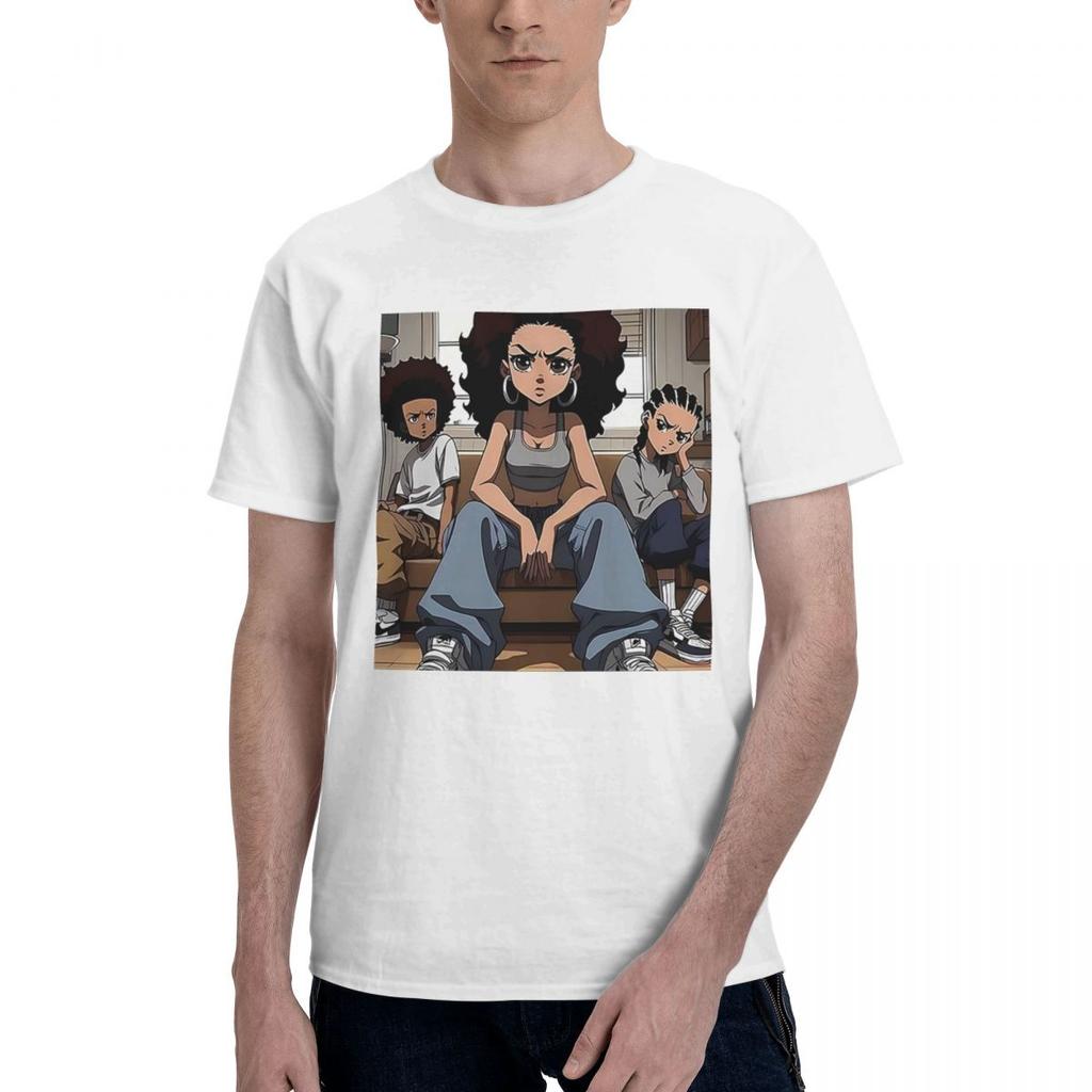 Hip Hop Comicfigur 100% Baumwolle Lässig Atmungsaktiv Bequem Shirt Lustige Herren T-Shirts Herren Oberteile