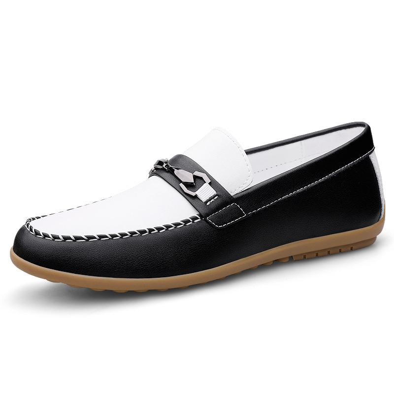 

Модные мужские лоферы из натуральной кожи, мягкие мокасины для вождения, высококачественные слипоны, роскошная мужская обувь для вождения, деловые кроссовки 45 чёрный