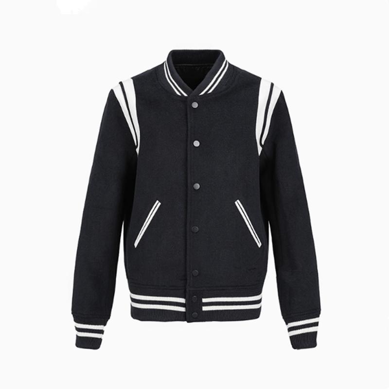 Women's Retro Woolen Baseball Jacket - Thickened for Spring & Autumn 2025