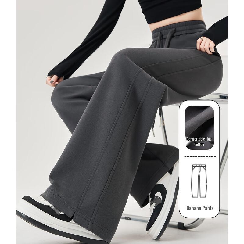 Women's High-Waist Wide-Leg Banana Pants