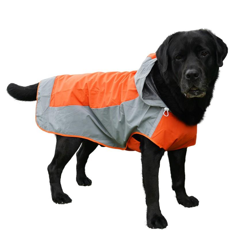 3-in-1 Waterproof Windproof Dog Raincoat Large Breeds Like Golden Retriever Labrador All Stylish Outdoor Coat