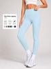 High-Waisted Peach Fitness Leggings for Women - Quick-Dry Yoga & Running Wear