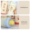 Unique Cartoon Float Ball Stainless Insulated Bottle Prevents Spills For Hiking Commuting And Work