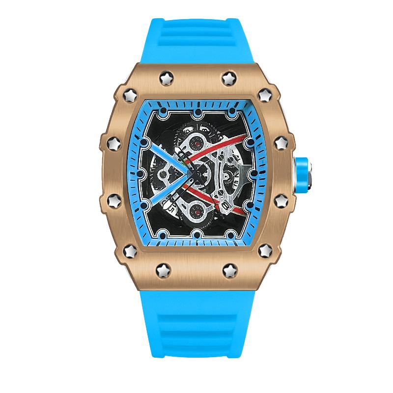 Casual Fashion Domineering Automatic Quartz Hollow Luminous Waterproof Darth Vader 1707 Men'S Watch