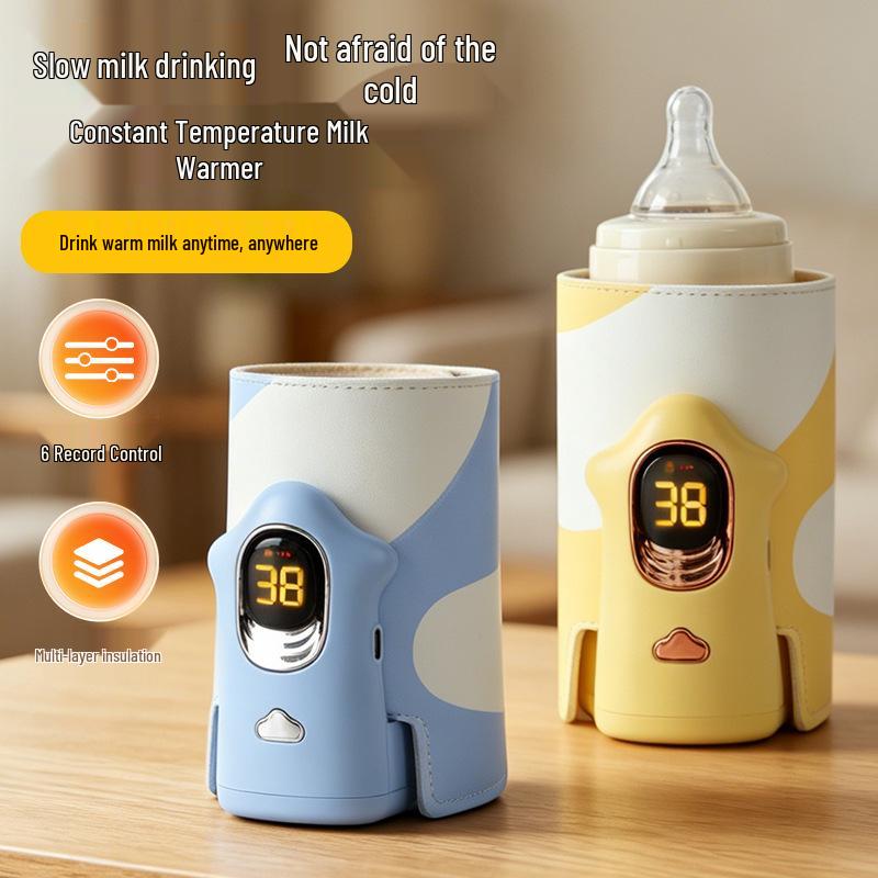 Wireless Baby Bottle Insulator & Portable Milk Warmer for Constant Temperature