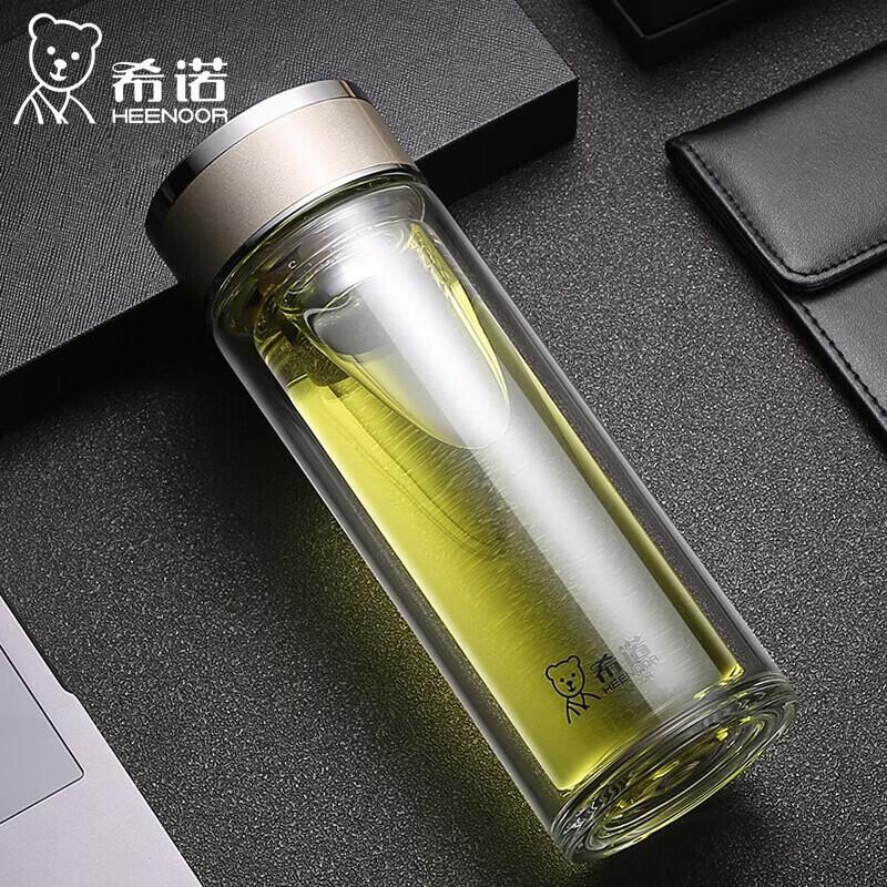 Xinuo XN-7065 Double-Layer Heat-Resistant Glass Tea Bottle