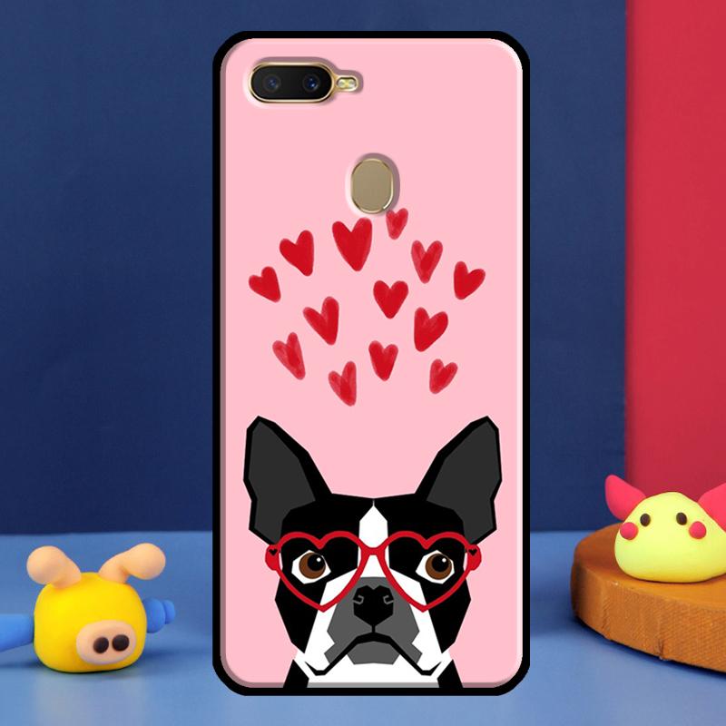 Boston Terrier Hund Für Oppo A54 A57 S A78 A58 A98 A5 A9 A91 A15 A16 A17 A52 A72 A76 A96 A74 A94 A77 Handyhülle