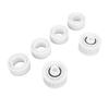 4 Pack Guide Wheels Replacement Pool Cleaner Guide Wheels with 2 Pully Gears for Maytronics for Dolphin