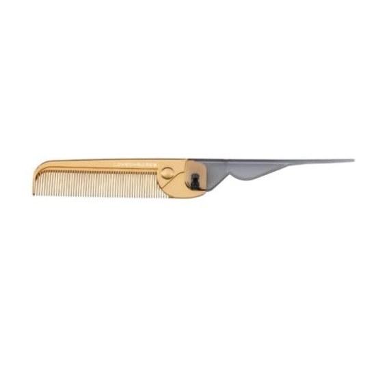 LOVECHROME K24GP Bangs Comb Gold Outings Beautiful Hair Brush Smooth