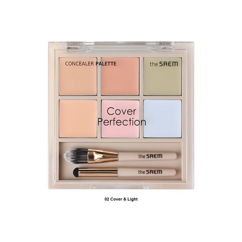 The Saem - Cover Perfection Concealer Palette - 2 Colors