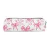Portable Bowknot Pen Bag Zipper Closure Pencil Pouch New Pencil Case  School Supplies