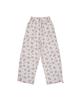 KOOKEESEE Flower Waffle Jogger Pants (Ivory)