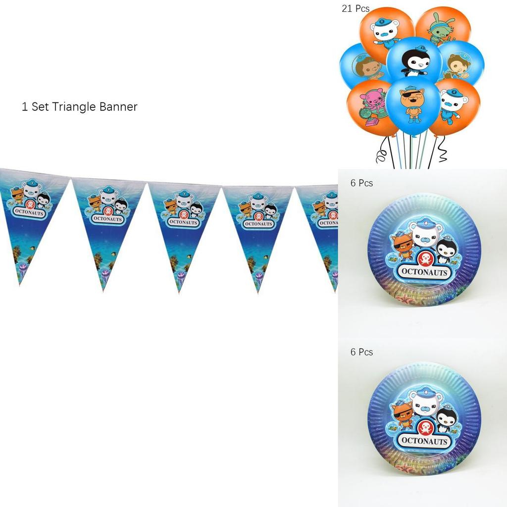 Colorful Octonauts Kids Birthday Party Supplies Set For A Joyful Celebration