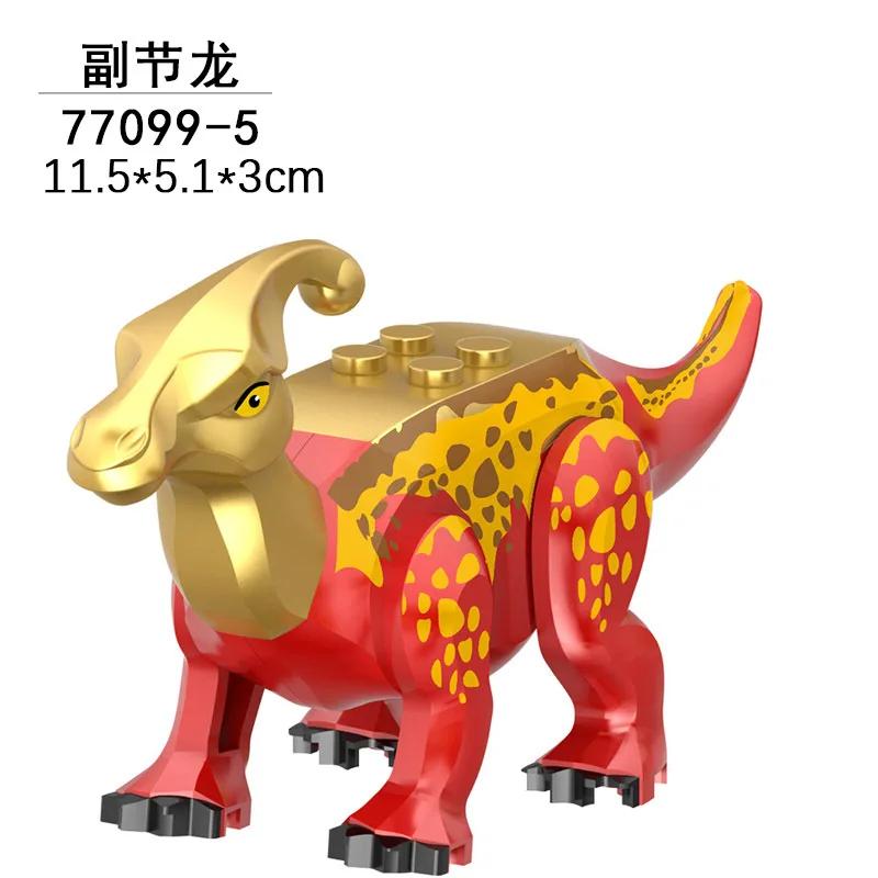 Dinosaur Jurassic World Tyrannosaurus Rex Velociraptor Tyrannosaurus Building Blocks Animal Toys Building Blocks Children's Gift