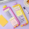 Monitor Memo Board Acrylic Message Panel Transparent Side Mount for Computer Monitor Multi-Functional Clip Phone Stand And Ruler Office Desk Organizer