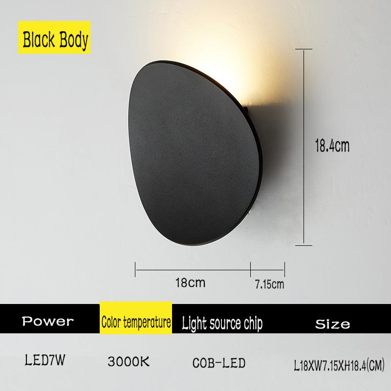 

Светодиодный настенный светильник для спальни, гостиной, домашнего освещения, балкона, ТВ-фона, настенного светильника, лампы для спальни, современные алюминиевые бра Cool White(5500-7000K)