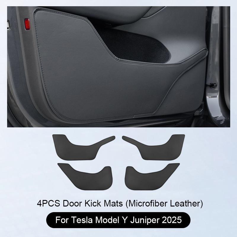 For Tesla Model Y/3 2021-2025 Door Anti-kick Sticker Model Y Juniper Soil-proof Mat Side Door Anti-scratch Protective Stickers