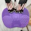 Bunte Pinselreiniger Scrubbe Board Kosmetik Make-up Pinsel Waschen Silikon Gel Reinigungsmatte Foundation Make-up Pinsel Reiniger Pad