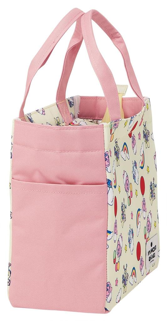 Skater Lunch Bag Tote Retro Amusement Park Design Bag, Large, Insulated, "Pants Rabbit" APCL11-A
