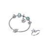 Pandora Gemstone Decorated 925 Silver Bracelet Women bracelet ZT2688