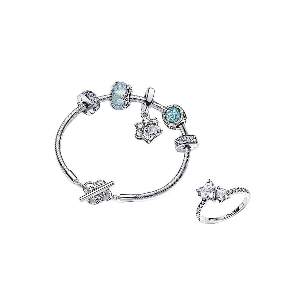 Pandora Gemstone Decorated 925 Silver Bracelet Women bracelet ZT2688