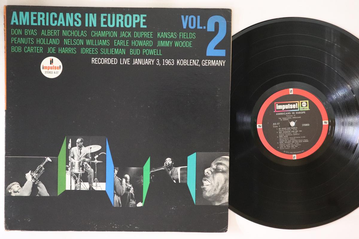 

LP Record VARIOUS - Americans In Europe, Vol.2 AS37 IMPULSE! 1972 US Jazz Used