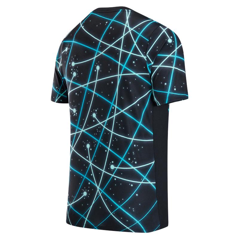 Nike Academy Dri-Fit Short Sleeve Comfortable Soft Quick-Dry Slim Fit Sports Football Shirt Men Tops Black Gem-Green Cactus-Green IF3969-011