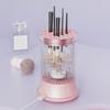 Makeup Brush Cleaner Electric Automatic Spinning Cosmetic Brush Washer Portable Cleaning Machine Makeup Accessory Cleaning Tool