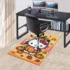 1 Stück Hello Kitty Kürbis Teppich Büro Teppich Außenmatte Heimdekoration Bereichsteppich Festival Geschenk Schreibtischstuhl Teppich