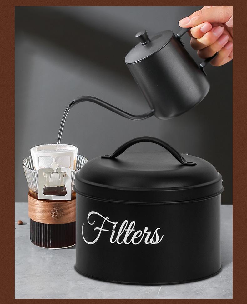 Cross-border Coffee Filter Paper Holder & Laundry Pod Storage Box