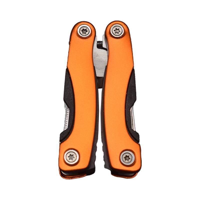 

Багатофункціональні міні-складні плоскогубці - Компактний, кольоровий, реверсивний ручний інструмент помаранчевий