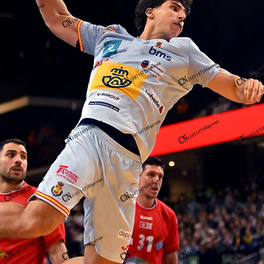 RFEBM Spain 2026 New Arrival National Team Handball Jersey 3D Printed T-Shirt Home Away Adults KIDS Unisex Quick Drying