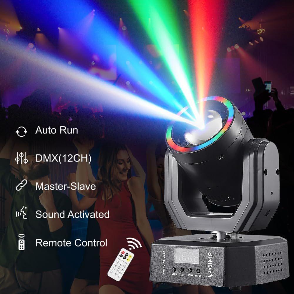 4 IN 1 Beam Effect Super Moving Head Light With Laser Stage Remote DMX Sound Control DJ Discos Show Bar Party Effect Lights