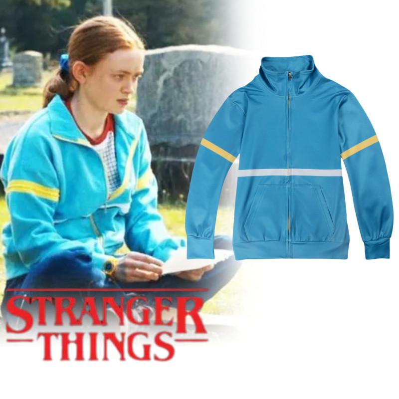 Miękki Wygodny Zestaw Bluza z Kapturem i Długie Spodnie Stranger Things 4 dla Dzieci Chłopców i Dziewcząt