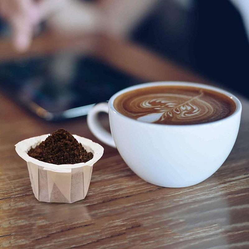 Reusable Refillable Coffee Capsule Filter Cup Kit Compatible with K Cup Mini Plus, Reusable K CUP Coffee Filter Coffeeware