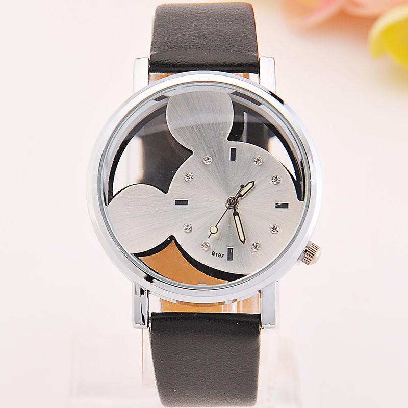 Mickey Mouse Childrens Fashion Quartz Watch With Large Dial For Kids And Teens