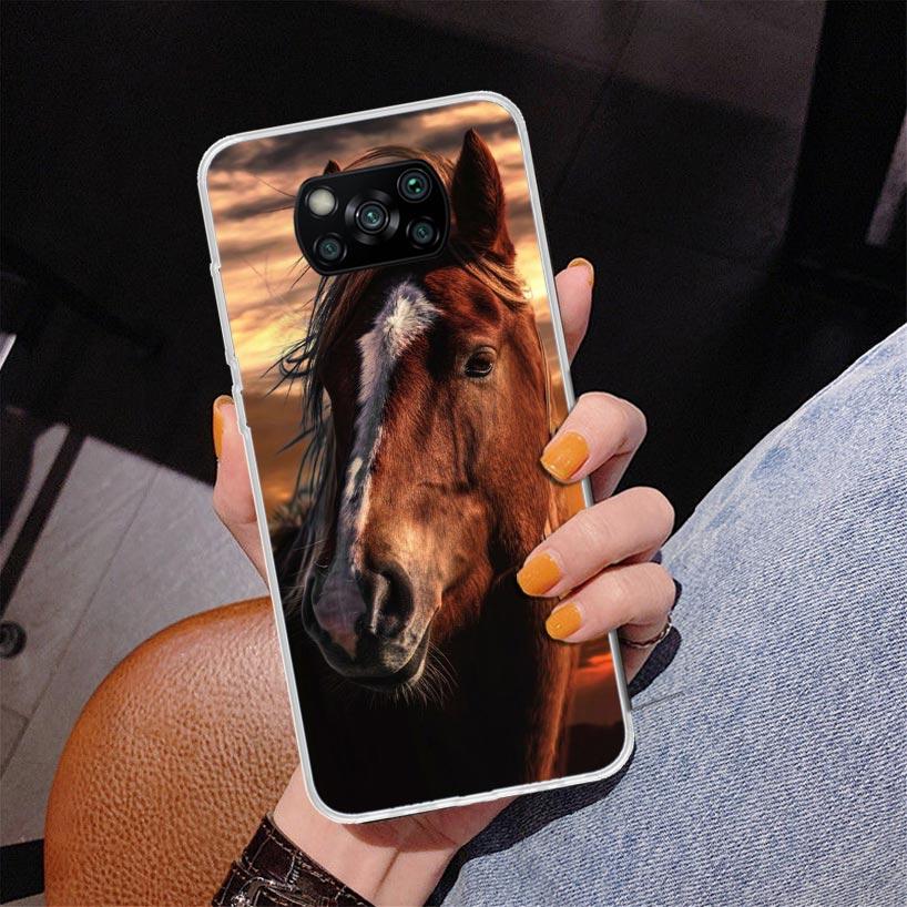 Horse Great Beauty Galloping Phone Case For Xiaomi Poco X7 X6 X5 Pro F7 Ultra Redmi 15C 15 13C 13 12C 12 10 10A 10C 9 9A 9C 9T C