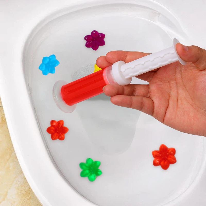5/1PCS Toilet Cleaner Gel Deodorant Toilet Gel Air Freshener Aromatic Flower Fragrance Bathroom Deodorizer Household Clean Tools