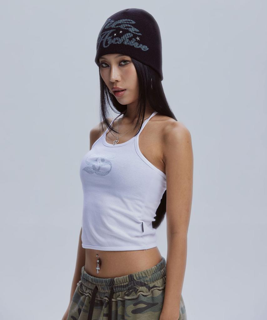 Gillaakaibeu Lettering Logo Beanie_Bk