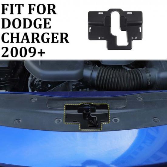 Черный Для 2009+ Dodge Charger Болт Замка Капота Пылезащитная Накладка-Заглушка для Зазора