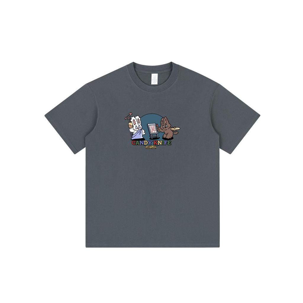 Statue of Liberty Rabbit Self-Portrait Cotton T-Shirt - Unisex Short-Sleeve Summer Top